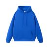 Men's and Women's Warm Cotton Hooded Sweatshirt - Plain Color, Loose Fit, Autumn Winter Style