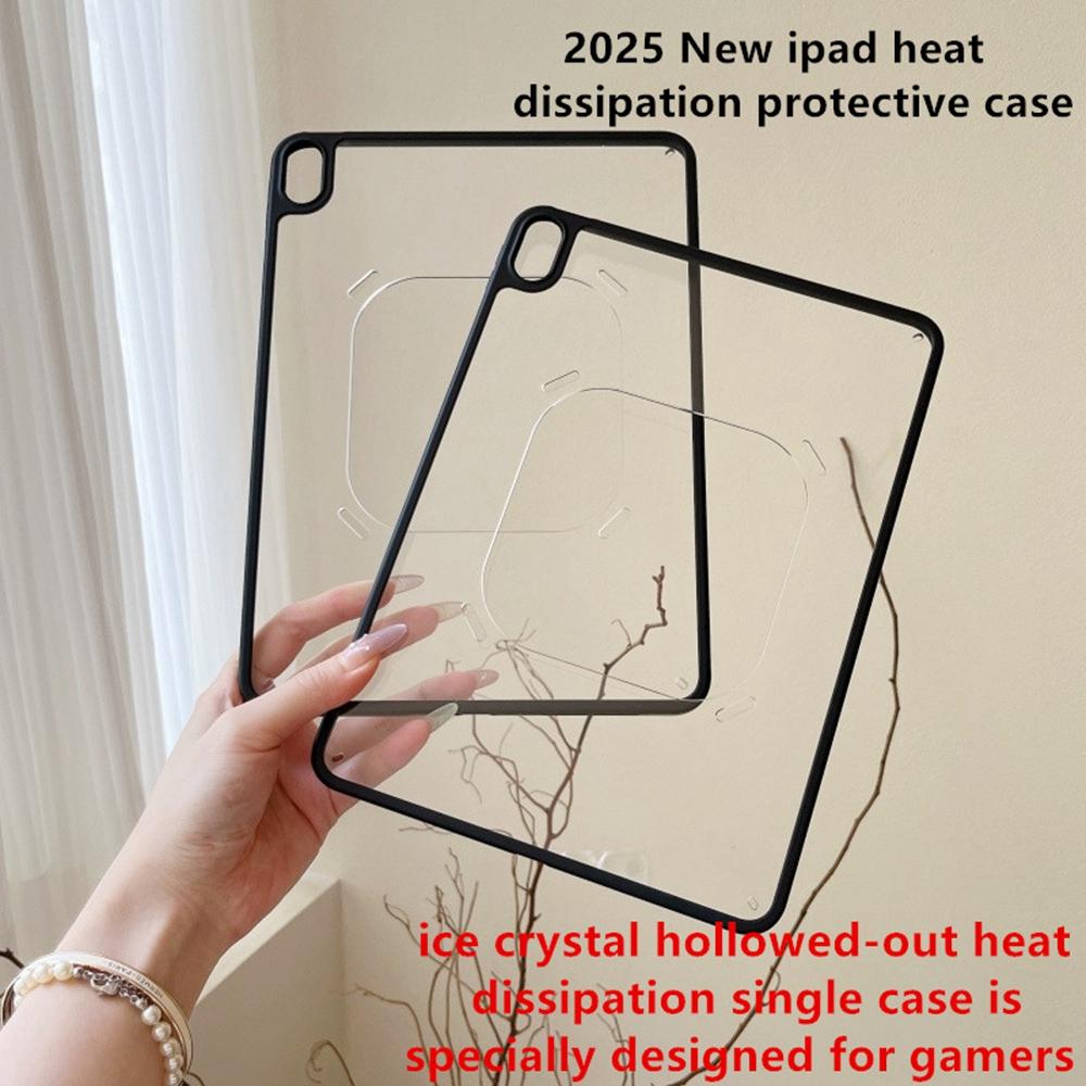 Pentru iPad Air 11 (2025)/(2024)/Aer (2022)/(2020) Husă Golită Disipare Căldură TPU Acrilic Protecție Carcasă Tabletă