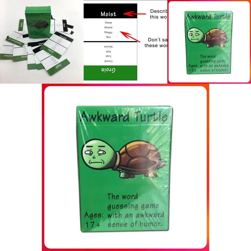 Awkward Turtle Family Game Card Set With Brain Development Features For Kids And Adults