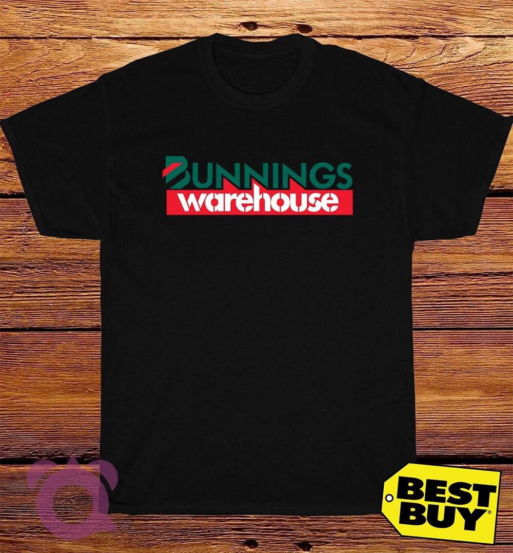 From USA Bunnings Warehouse Logo Men s Funny T-Shirt Made In USA Size S to 5XL M