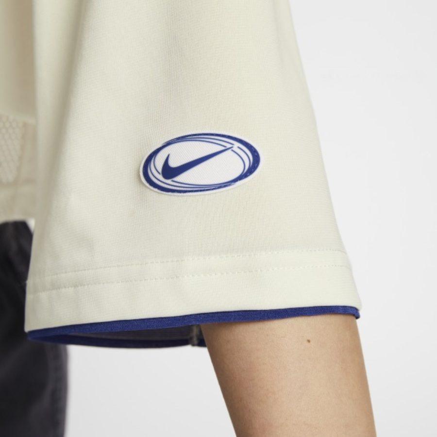 Nike Pulover cu gât în V Casual Mânecă Scurtă Tricou Femei Topuri Alb HF6288-133