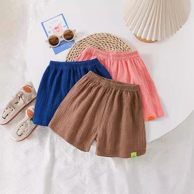 Pantalones Cortos de Verano de Algodón para Niños: Estilo Caramelo Ligero para Niños y Niñas