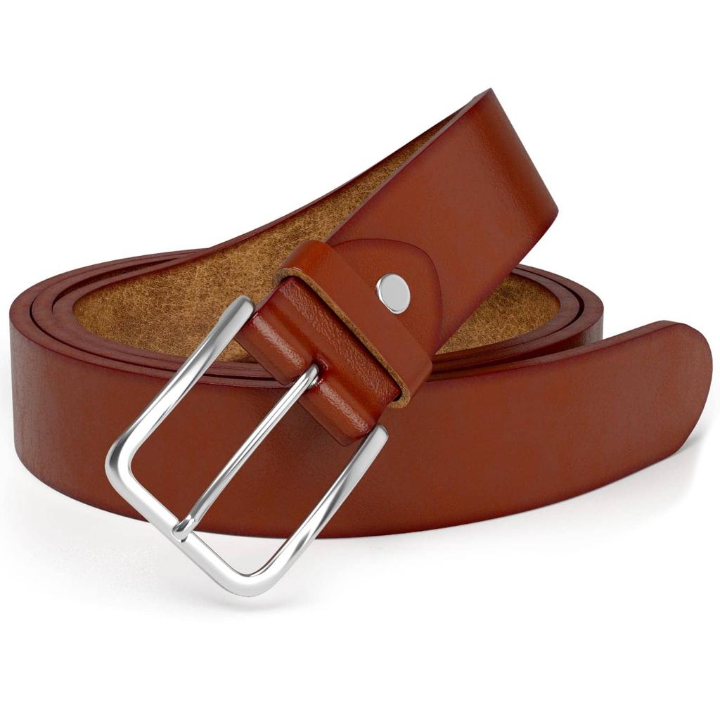 Curea bărbătească extra lungă din piele naturală din Italia