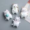 Magnete da Frigorifero Gatto in Resina con Design Cartone Animato 3D per Decorazione Casa e Regalo