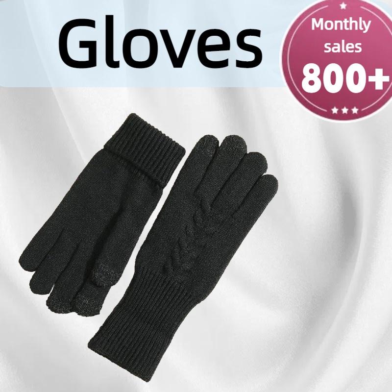 Winter Warm for Men Women Fashion Unisex Jacquard Knit Touchscreen Gloves Patterned Cold Weather