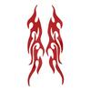 DIY Flame Vinyl Decal Sticker Waterproof For Car Motorcycle Gas Tank Fende
