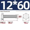 Langsaizepo 316 Stainless Steel Hex Bolts
