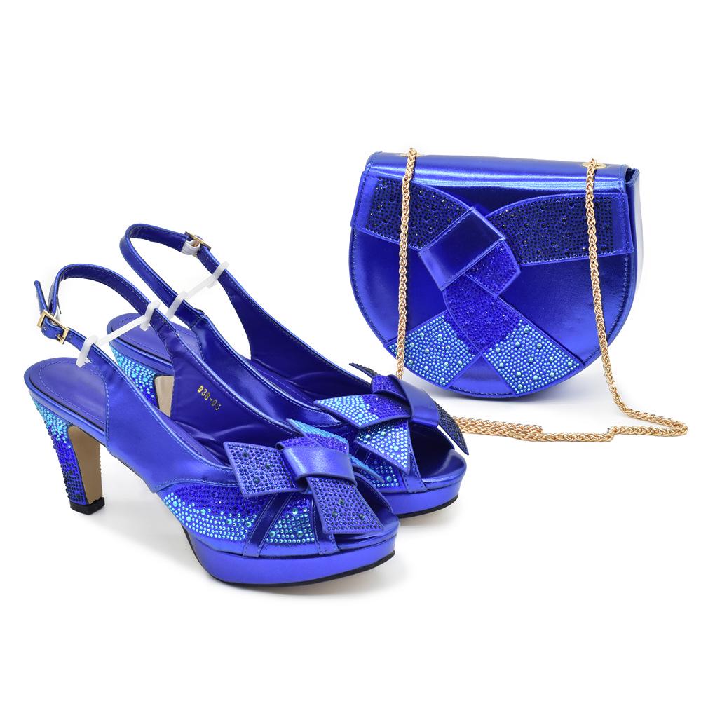 

Rhinestone Peep-toe Heels & Bag Set for New Year s Eve 39