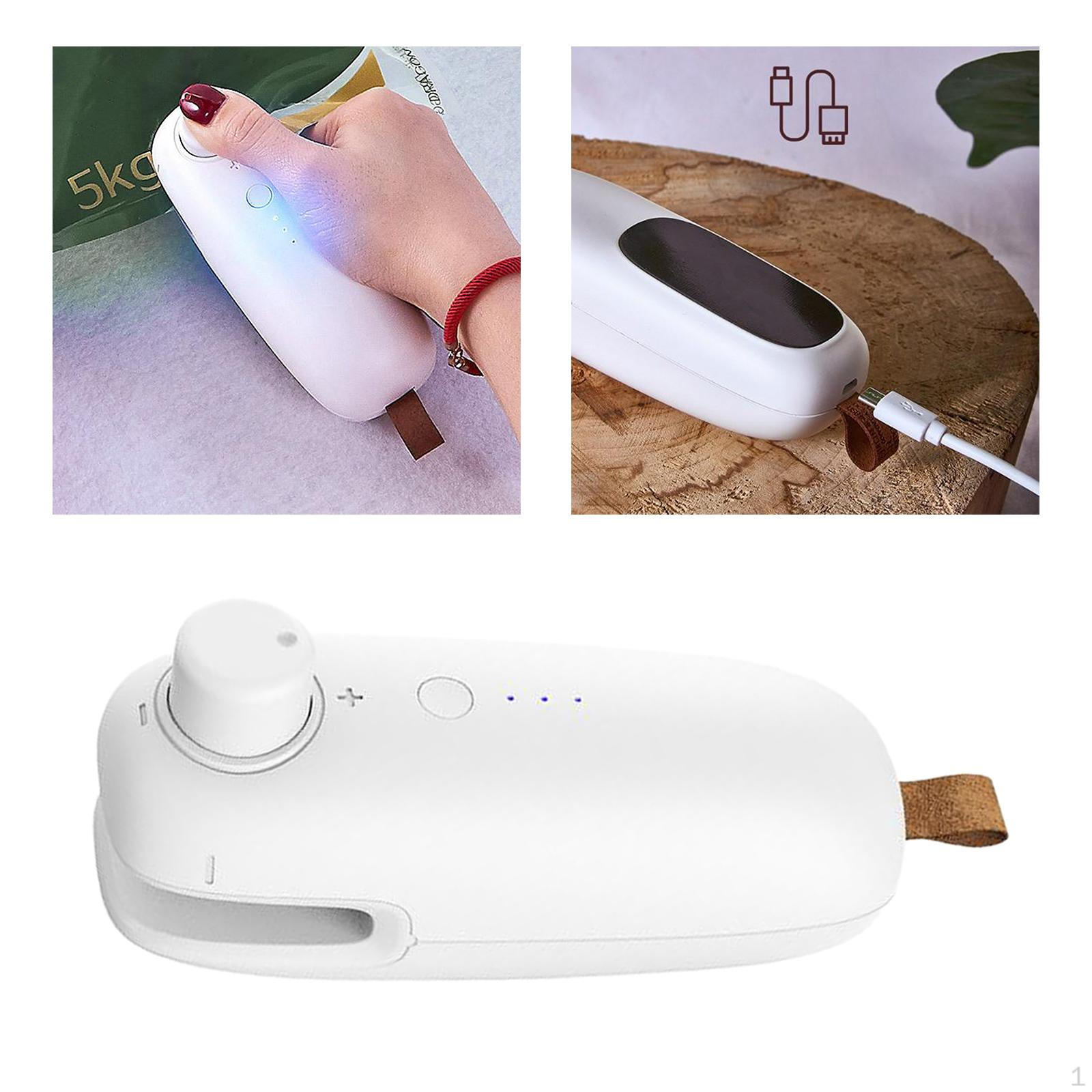 

Bag Sealer Cutter Household Packing Bags Seal Phone Holder білий