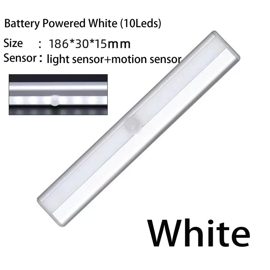 Bewegungssensor LED-Nachtlicht Kabellos Unterschranklicht Für Küchenschrank Schlafzimmer Kleiderschrank Innenlicht Batteriebetrieben