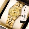 BINBOND Precise Quartz Watches For Men Week Display Auto Date Stainless Steel Luminous Waterproof Men's Watch Luxury Reloj