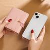 Cowhide Women'S Wallet Folding Short Wallet Multi-Card Wallet Multi-Function Light Luxury Simple Change Bag