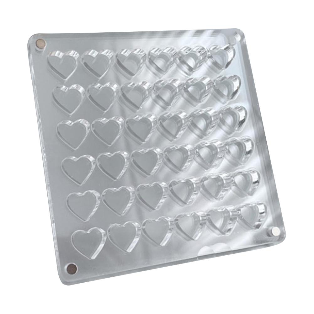 Acrylic Magnetic Seashell Display Box 36/64/100 Grids Rock Display Case Rock Collection Box for Bead Nail Jewelry