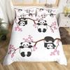 Panda Cherry Blossom Quilt Cover Bedding Quilt Cover Grinding Bedding Kit Digital Printing Delivery