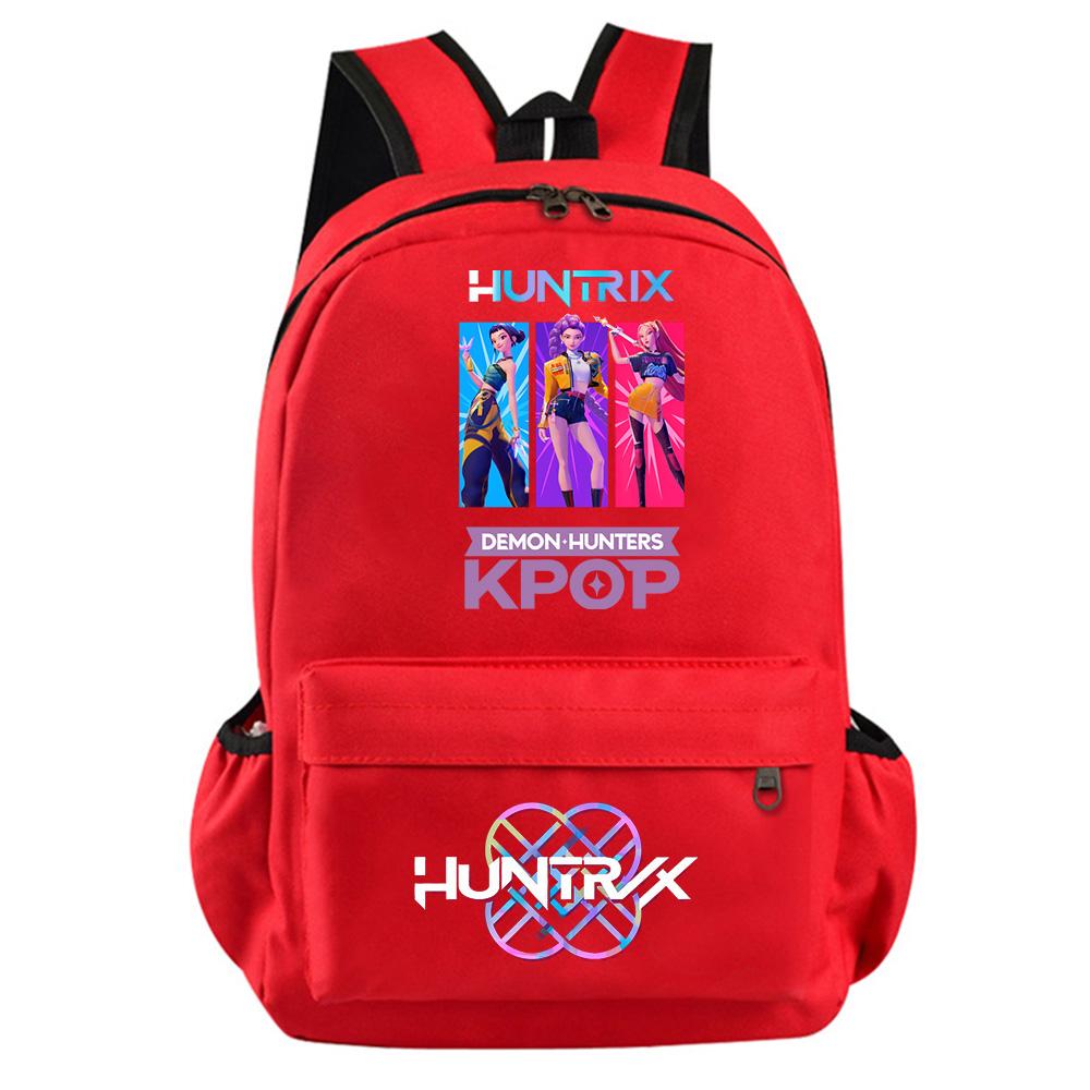 Anime Cartoon Kpop Demon Hunters Printed Backpack for Teenager Student Girl Boy Bookbag Schoolbag Women Large Capacity Travel Bag Kid Gift Rucksak