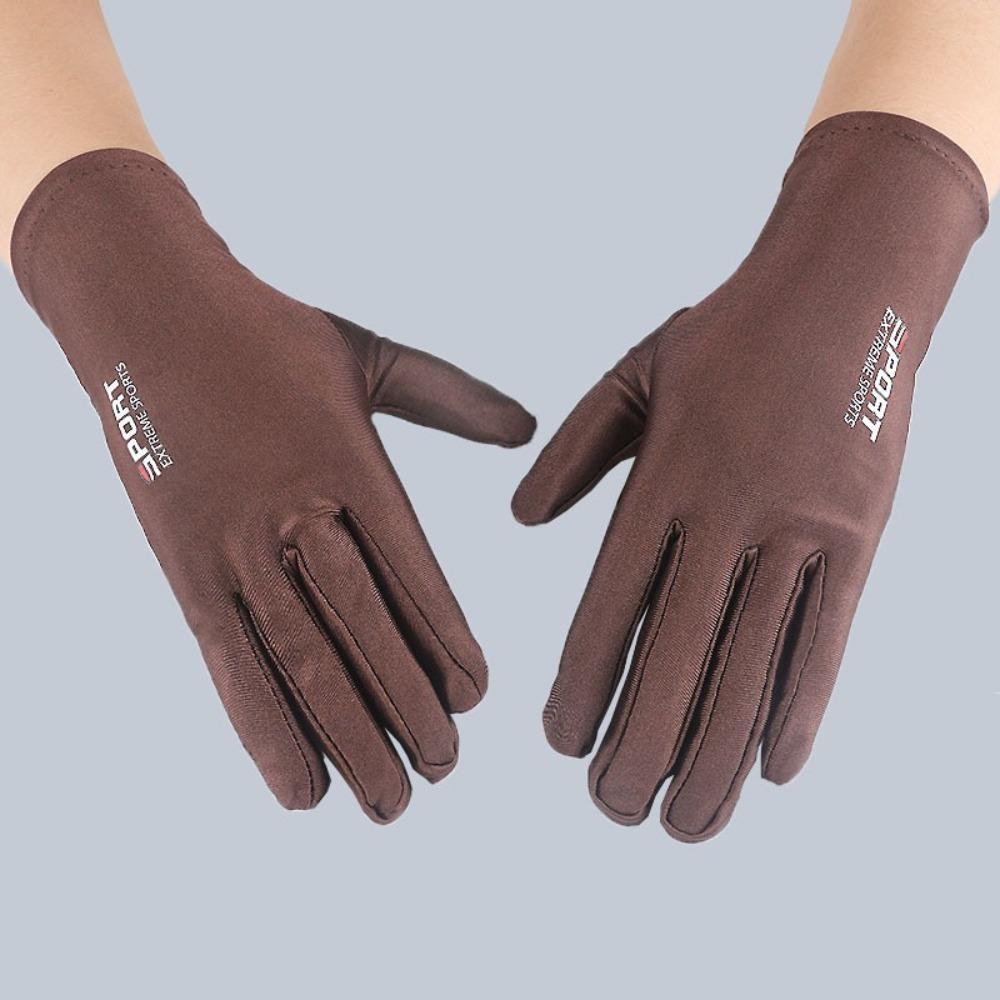 

Anti-UV Sunscreen Gloves Breathable Ice Silk Gloves New Riding Driving Gloves Gift 8