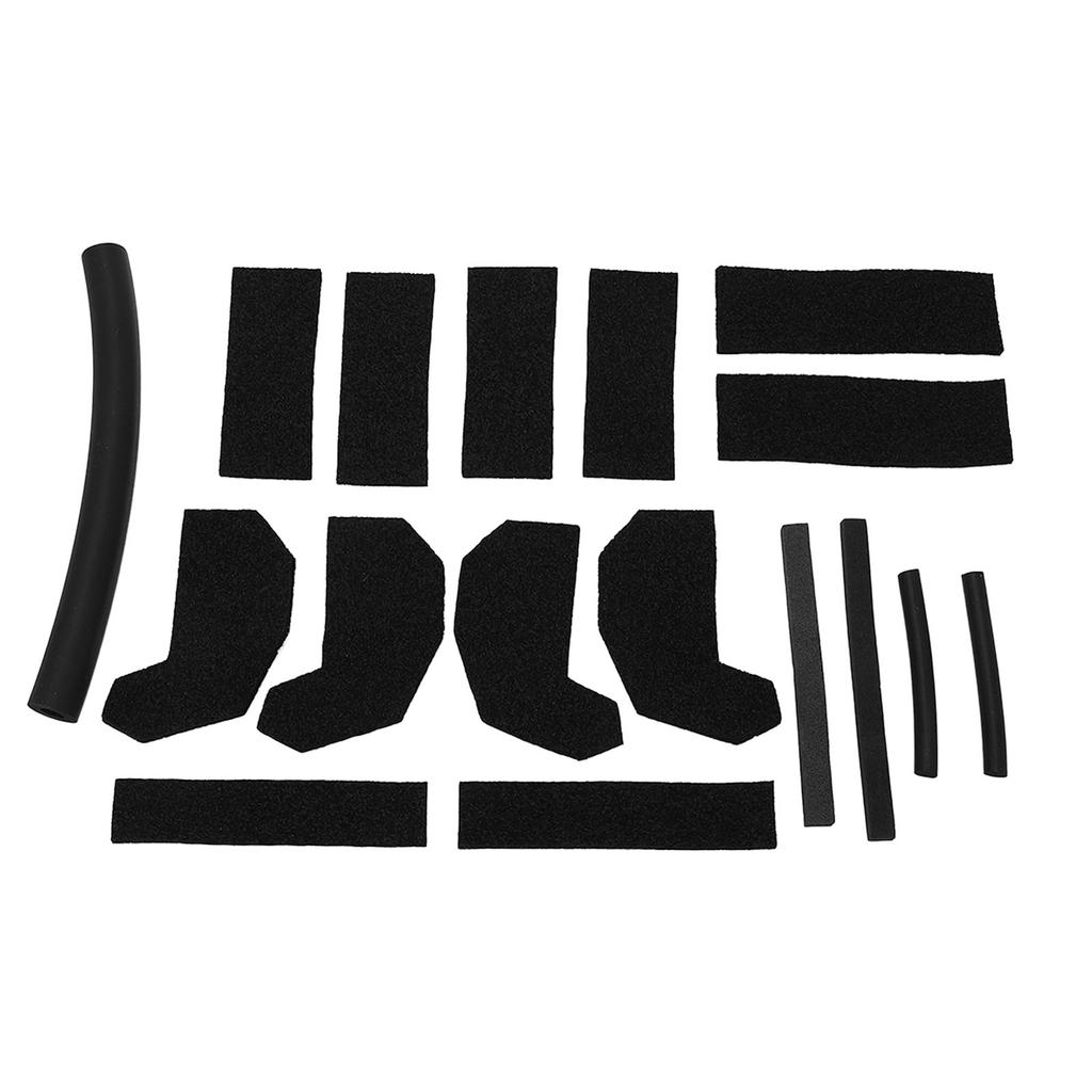 17PCS Hard Top Foam Blocker Seal Kit 68026937AB Strong Sealing Replacement For Jeep Wrangler JK 2007‑2018