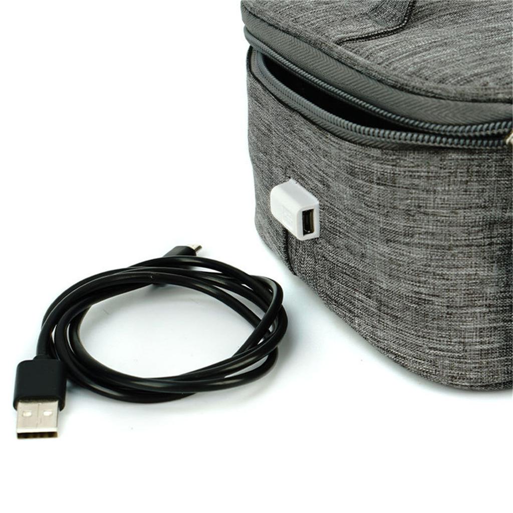 Waterproof Multifunction USB Heating Lunch Box Insulation Bag Car Outdoor Office