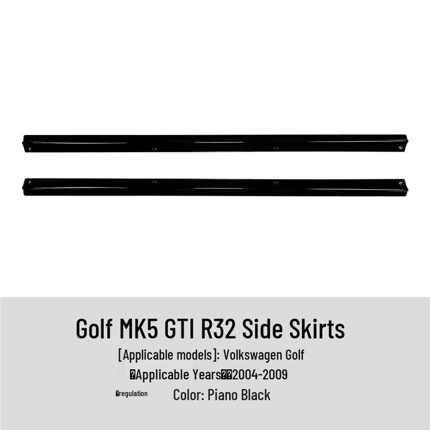 Volkswagen Golf MK5 GTI/R32 Custom Kit: Heckspoiler, Frontlippe, Dachspoiler, Seitenschweller, Heckdiffusor.
