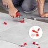 100 Pack Plastic Tile Spacers Reusable Clips Tiling Tool