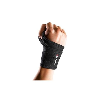 ZAMST Wrist Support/Wrist Strap for Golf and Tennis, Size M, Ambidextrous, Black, 374202