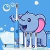 Children's Electric Toothbrush Cartoon Soft Hair IP7 Waterproof Sonic Automatic Ten Thousand Hair Brush U-shaped Toothbrush
