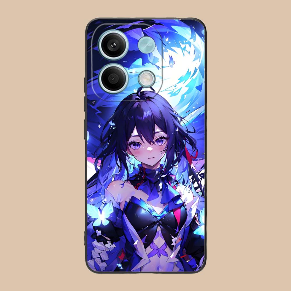HSR Seele Matte TPU Mobile Phone Case for Xiaomi 15 14 13 12 Mi 11 T Ultra Lite Pro S X 5G Colorful Printing Cover