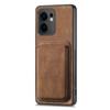 For Oppo Reno13 F 5G (Reno 13 FS 5G)/4G Magnetic Case Leather Back Cover with Detachable Card Holder