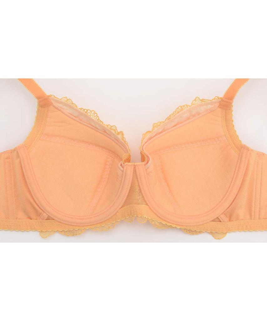 Lesiage PB2501 Full Cup Size D70 to Japanese size Wing/Wacoal Women's Bra, Orange, (equivalent L) [2500/2501 Series]