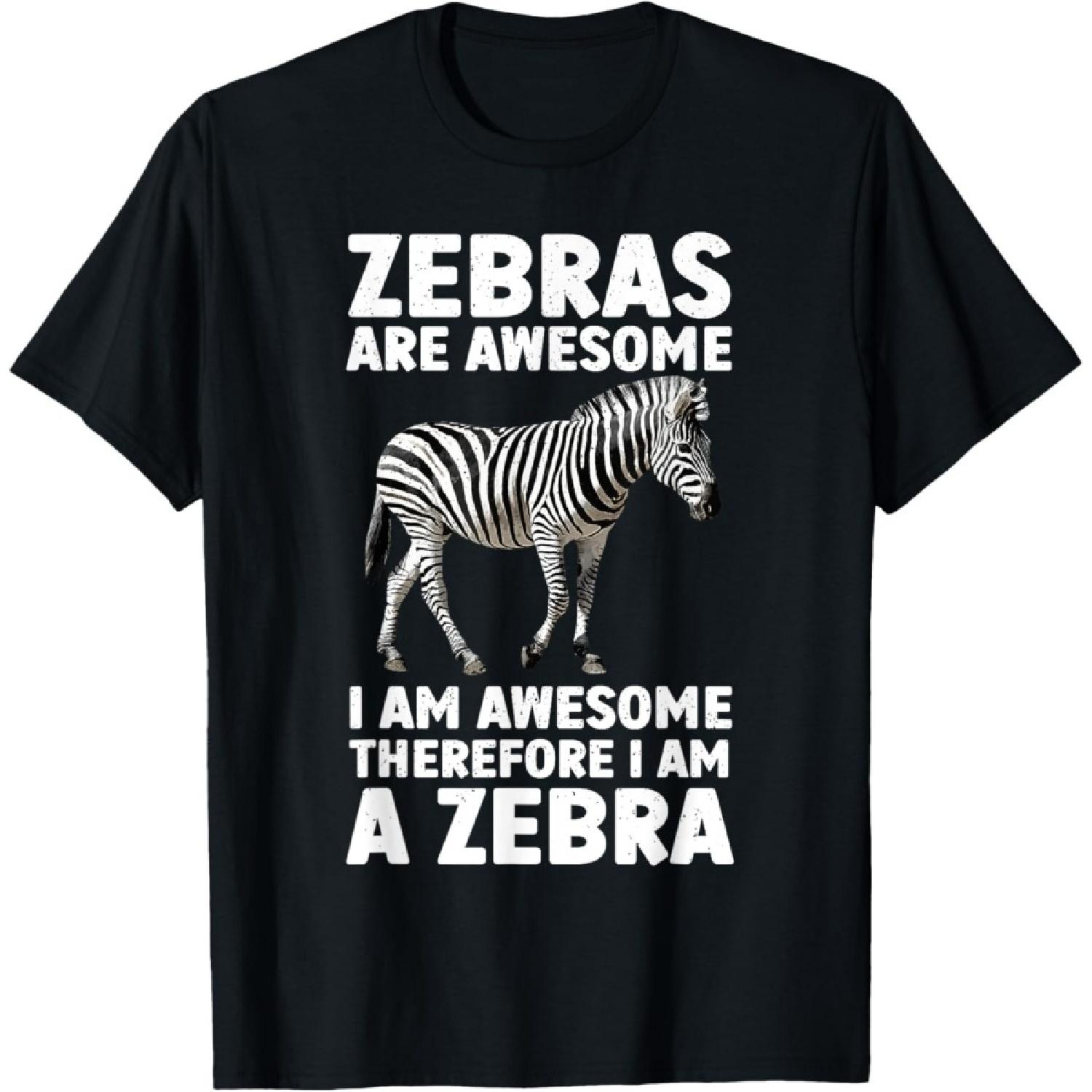

Zebra Costume For Men Women Kids Zoo Animal Print Zebra T-Shirt XXXXXL чорний