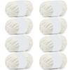 Chenille Thick Yarn, for Hand-knitted Blankets, 8 Oz/pack (8 Packs)