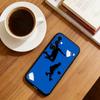 S-Stylish badminton Phone Case Black Silicone Soft For Samsung Galaxy A73,A72,A71,A70,A53,A52,A51