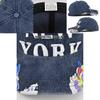 Cross-border New York 3d Embroidery Baseball Cap Cotton Fabric Adjustable Hat