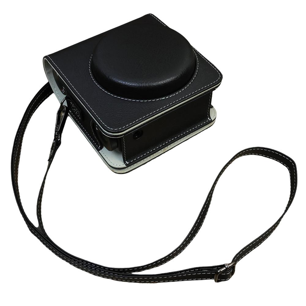 Carry Case for Fujifilm Instax Mini 99 Camera,Leather Protective Bag with Adjustable Strap A
