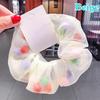 Woman Colorful Hairball Hair Ties Scrunchies Girls Elastic Hairband Hair Accessories Rope Headwear Rubber Band Ponytail Holders
