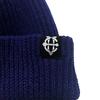 EIGHTVOLUME Ev Knit Ribbed Short Beanie (Navy)