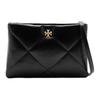 Kira Diamond Quilted Double T Leather Shoulder Bag Women Shoulder Bag Black 178325-001