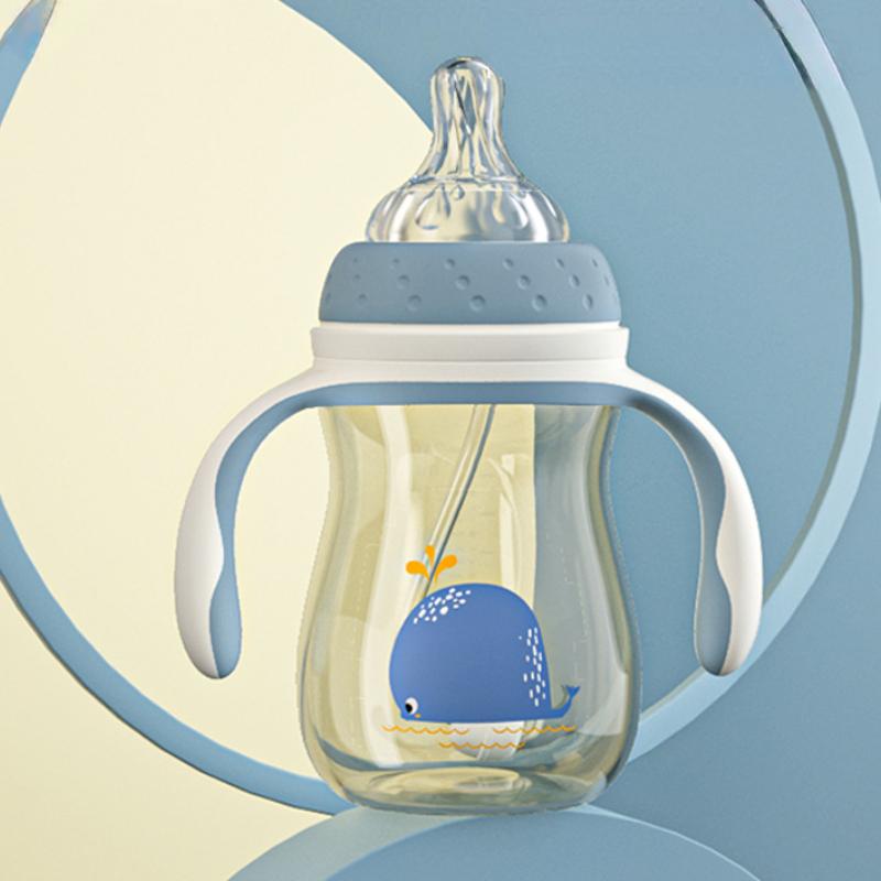 Kids Water Cup Sippy Cups Feeding Bottle Baby Feeding Cups Leakproof Water Bottles Children's Learning Drinking Cups