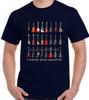 Funny Guitar Electric Acoustic Bass Strings Guitarist T-Shirt. Summer Cotton Short Sleeve O-Neck Mens T Shirt