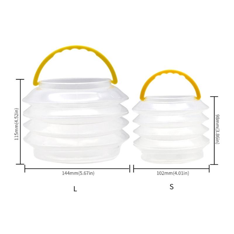 Painting Brush Washing Bucket Mini Foldable Plastic Acrylic Oil Painting Brush Bucket for Art Watercolor Oil Painting