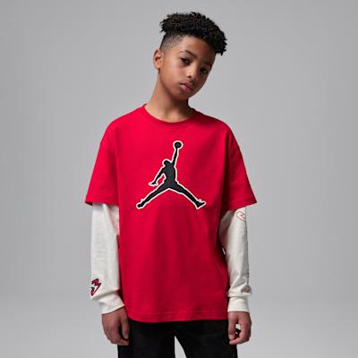Jordan Kids T Shirts Crew Neck Moderate S