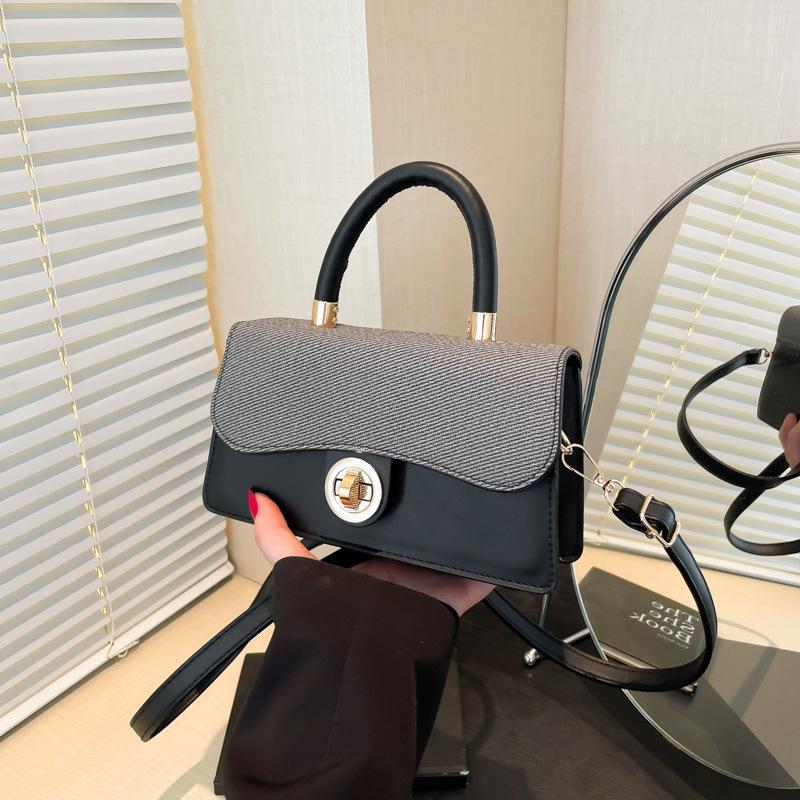 New Fashionable and Versatile Women's Bags, Commuting Daily Practical Contrasting Color Handbags, Shoulder Messenger Bags