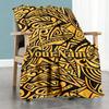 Ethnic Tribal Patterns Customize Text Blanket Gift Personalized Blanket Comfortable Perfect for Sofa Home Decor Bedding Couch All-Season Use
