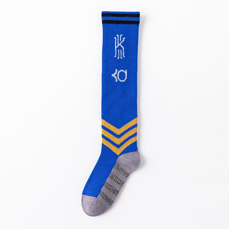 

Kids 2026 Anti-slip Striped Compression Sports Socks for Boys & Girls - Calf High Basketball Socks XL 9-12 Years синий