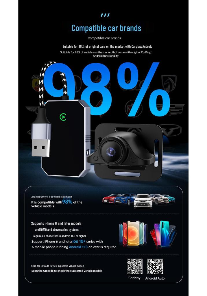 HD Smart Nachtsicht Baby- & Haustier-Auto-Monitor