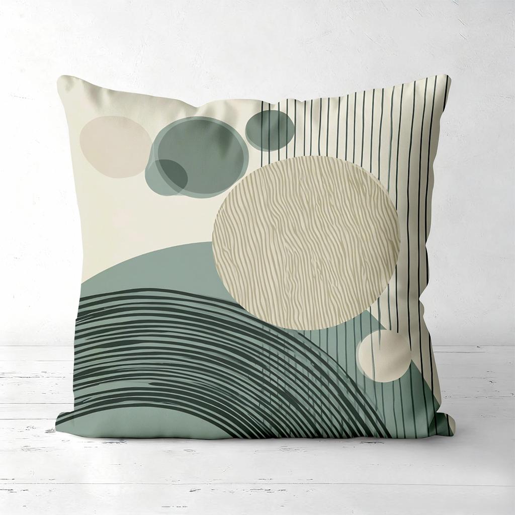 Modern Geometric Patterned Throw Pillow Cushions Polyester Pillowcase, Sofa Decorative Cushion Cov Headboard Pillow