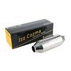 2'' 2.5'' Exhaust Resonator Mufflers Stainless Steel Car Straight Muffler Exhaust Pipe Chrome Silver