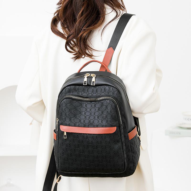 Casual travel bag New outdoor commuting shopping backpack Fashion Korean version Women's multifunctional backpack