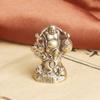 Vintage Puur Messing Rijkdom Arhat Bureauornament Maitreya Boeddha met Gouden Munten Gelukszak Creatieve Decoratie Oude Koperwaren