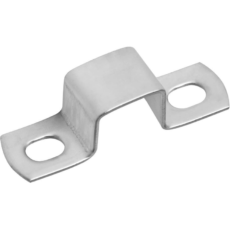 GBGS 30 Pcs 1" x 1" Square Tube Strap Clamp,U Shape Square Pipe Clamp,Stainless Steel 304